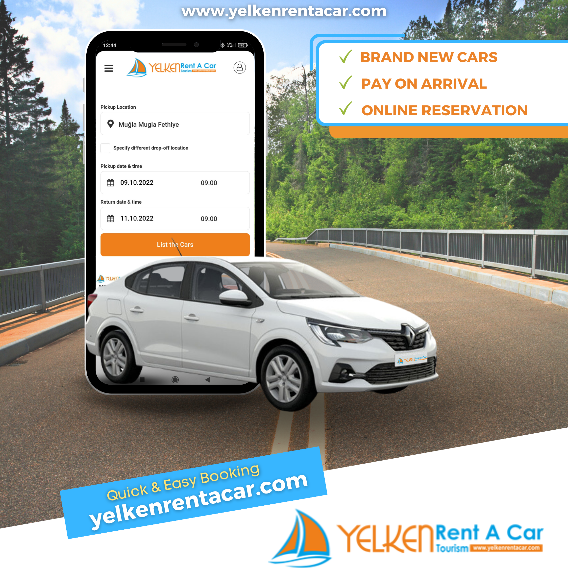 Discounted Monthly Car Rentals During the Winter Period